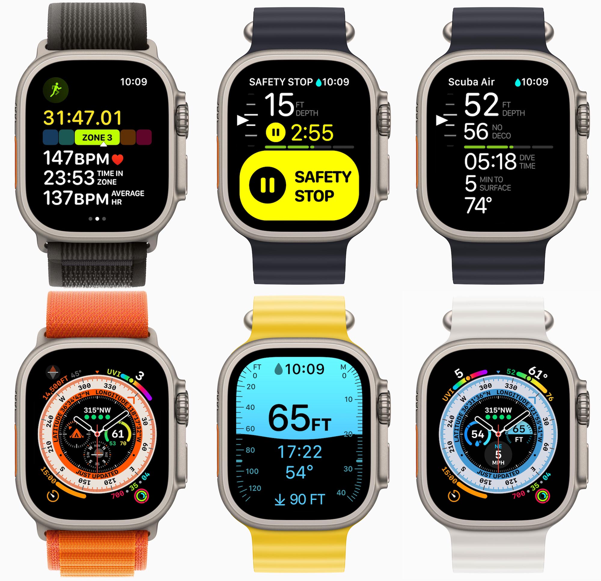 Apple Watch Ultra是一款专为潜水和登山而设计智能手表
