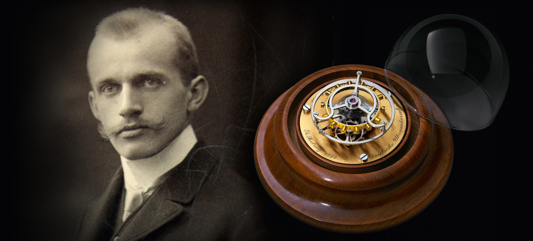 格拉苏蒂原创腕表庆祝飞行陀飞轮问世100周年
