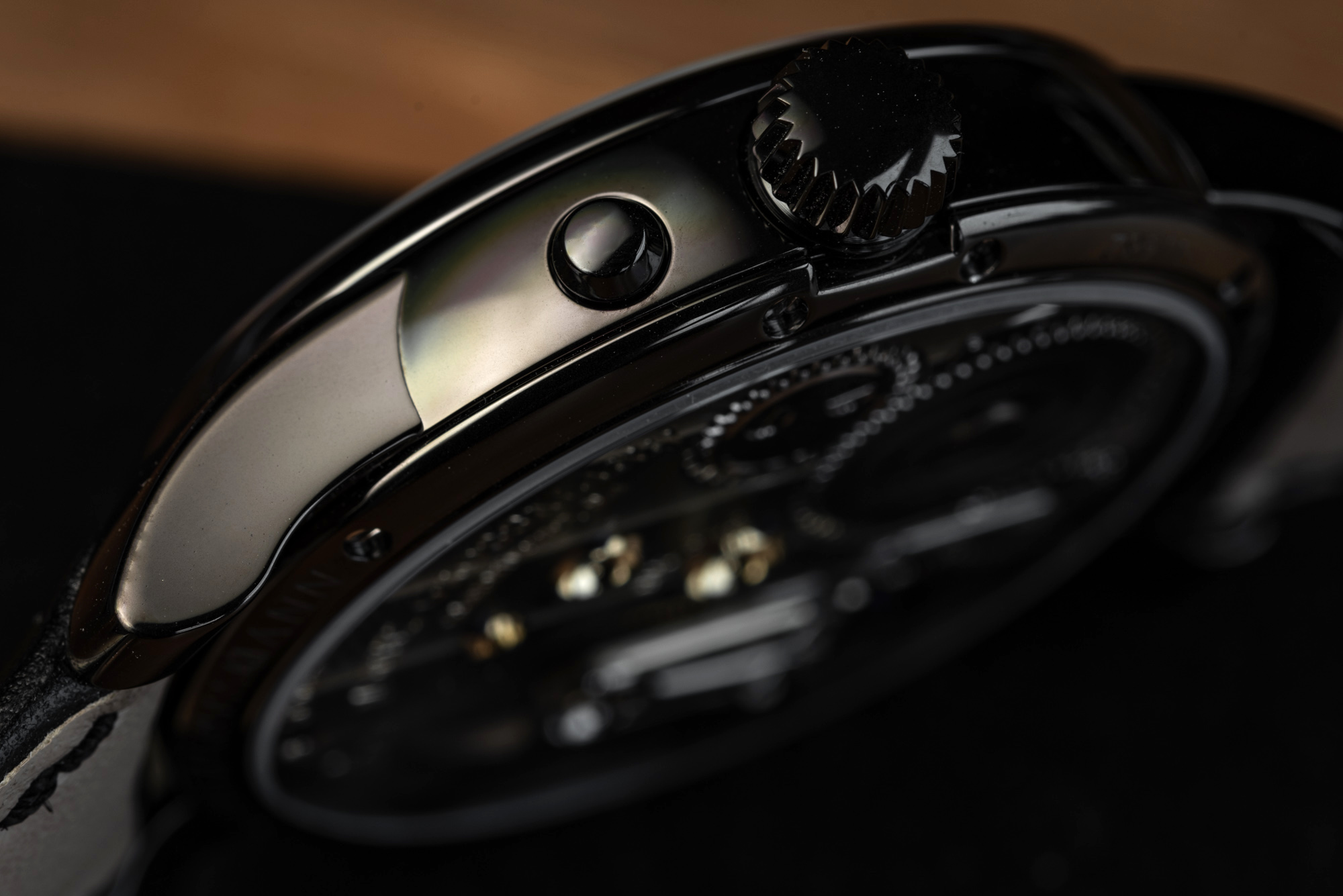 莫里茨·格罗斯曼Moritz Grossmann动力储存黑色精钢腕表