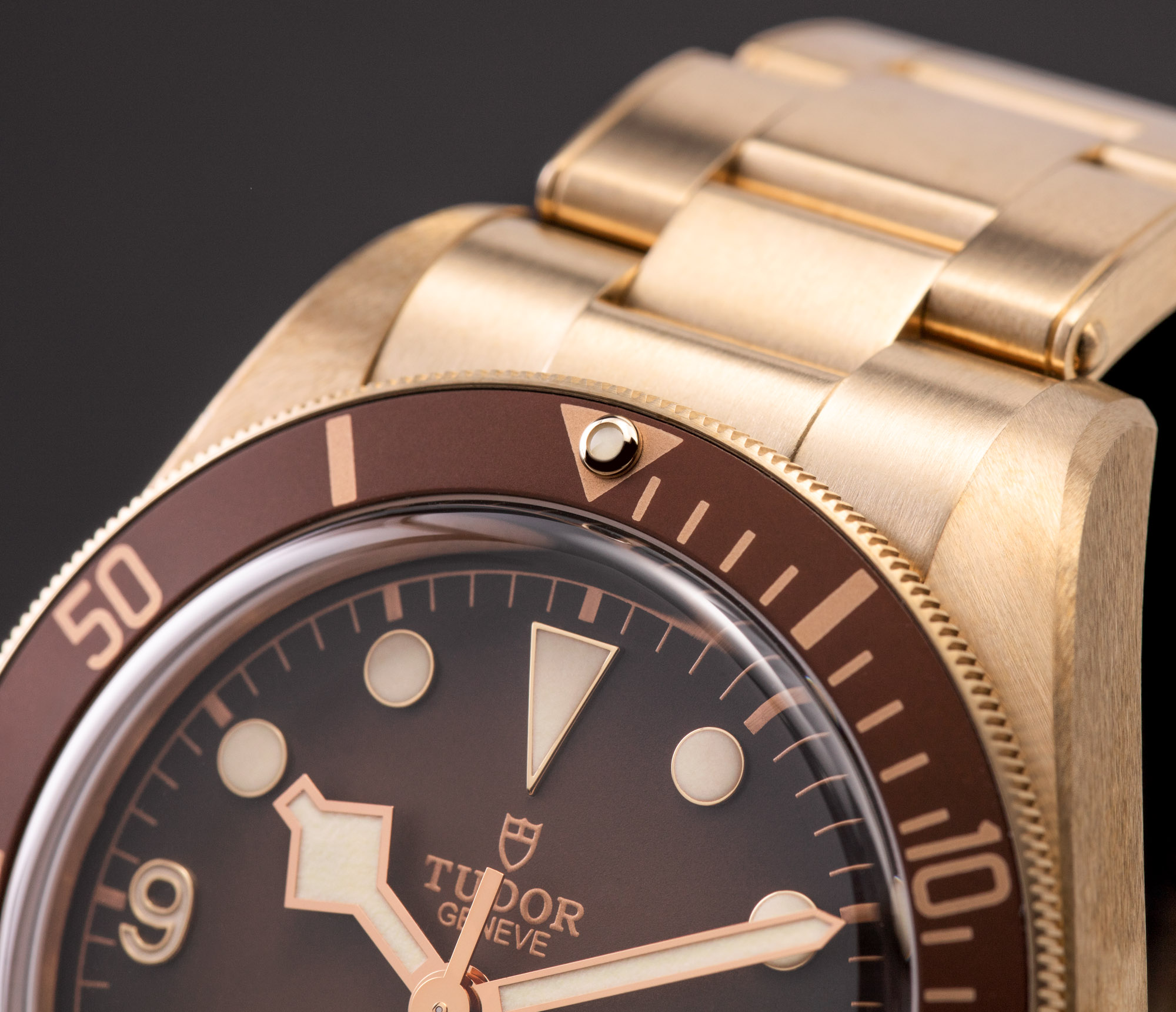 帝舵表黑湾五十八铜腕表，全新T型贴合调节装置