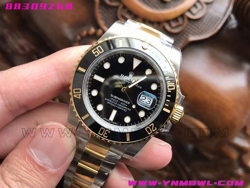 40毫米款间金黑水鬼VS厂复刻表质量评测
