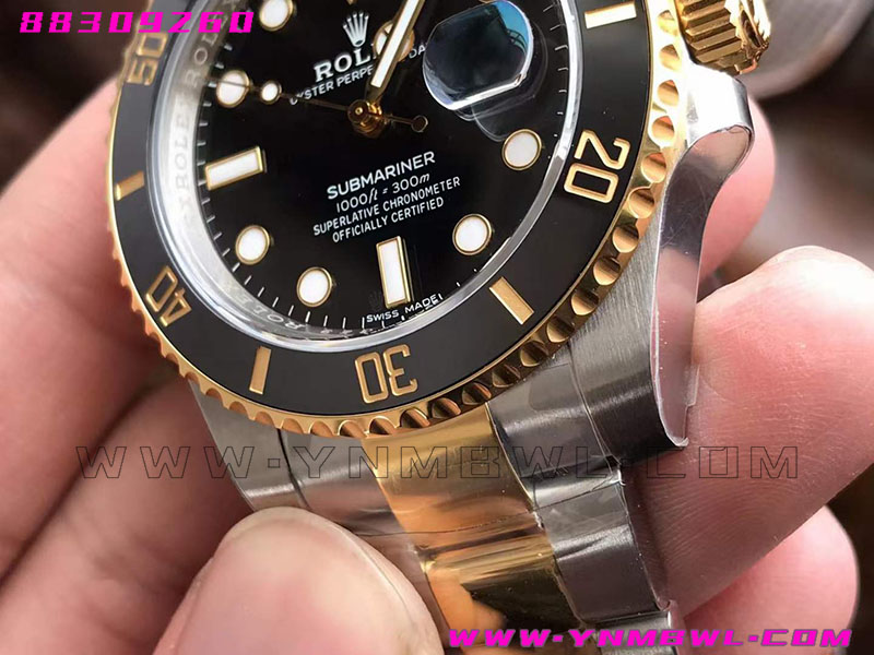40毫米款间金黑水鬼VS厂复刻表质量评测