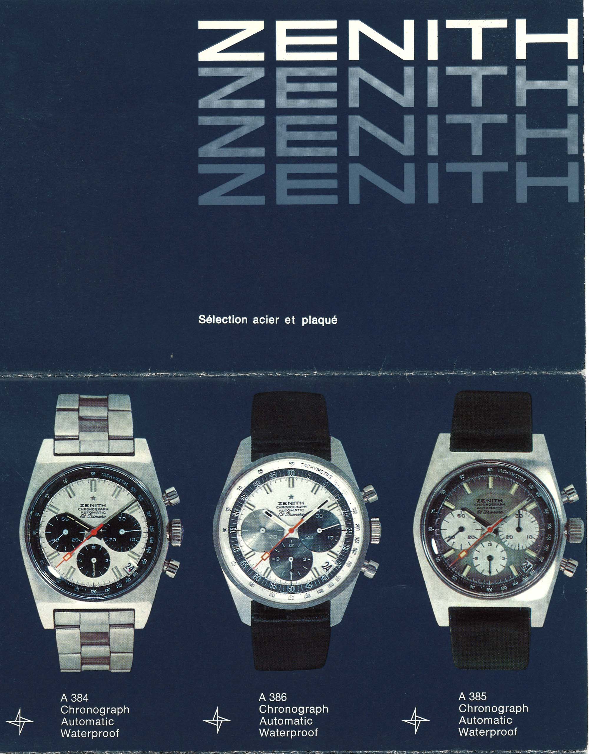 真力时El Primero Chronomaster Revival A385兄弟款腕表