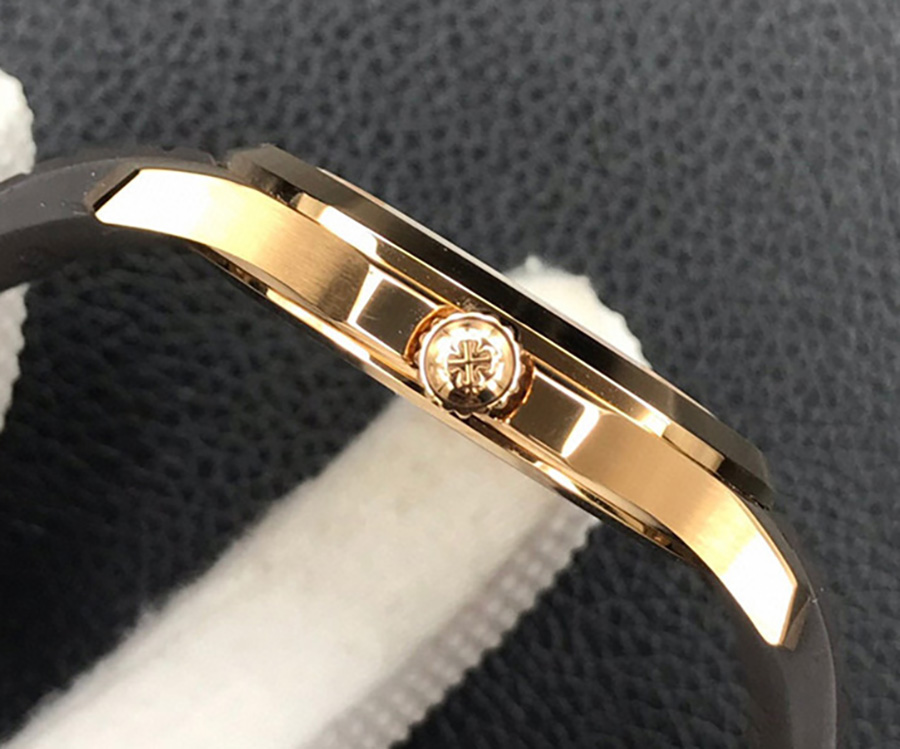 3k厂百达翡丽玫瑰金手雷棕盘款复刻表细节评测
