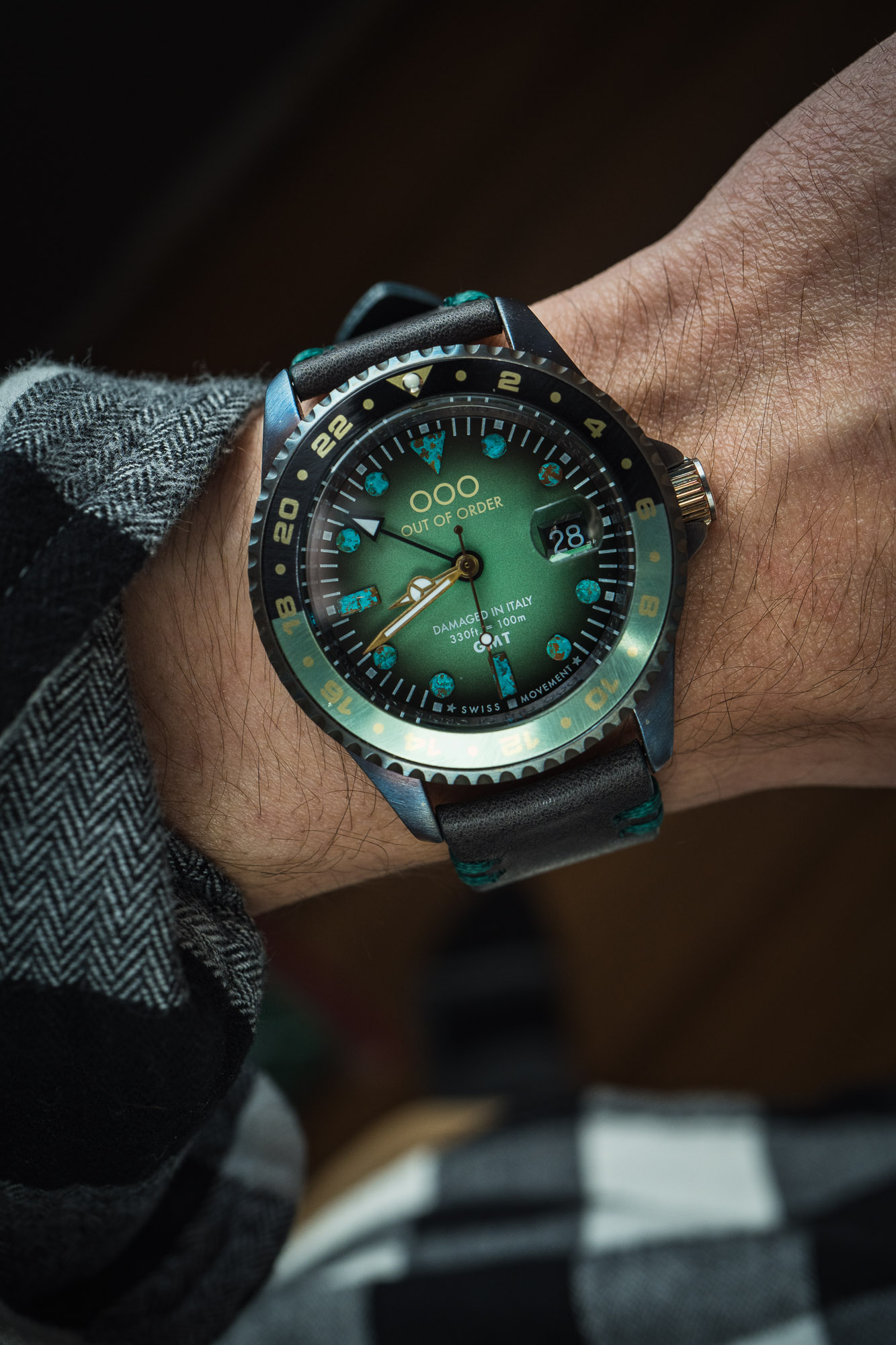 坏掉的瑞士GMT纽约限量版手表