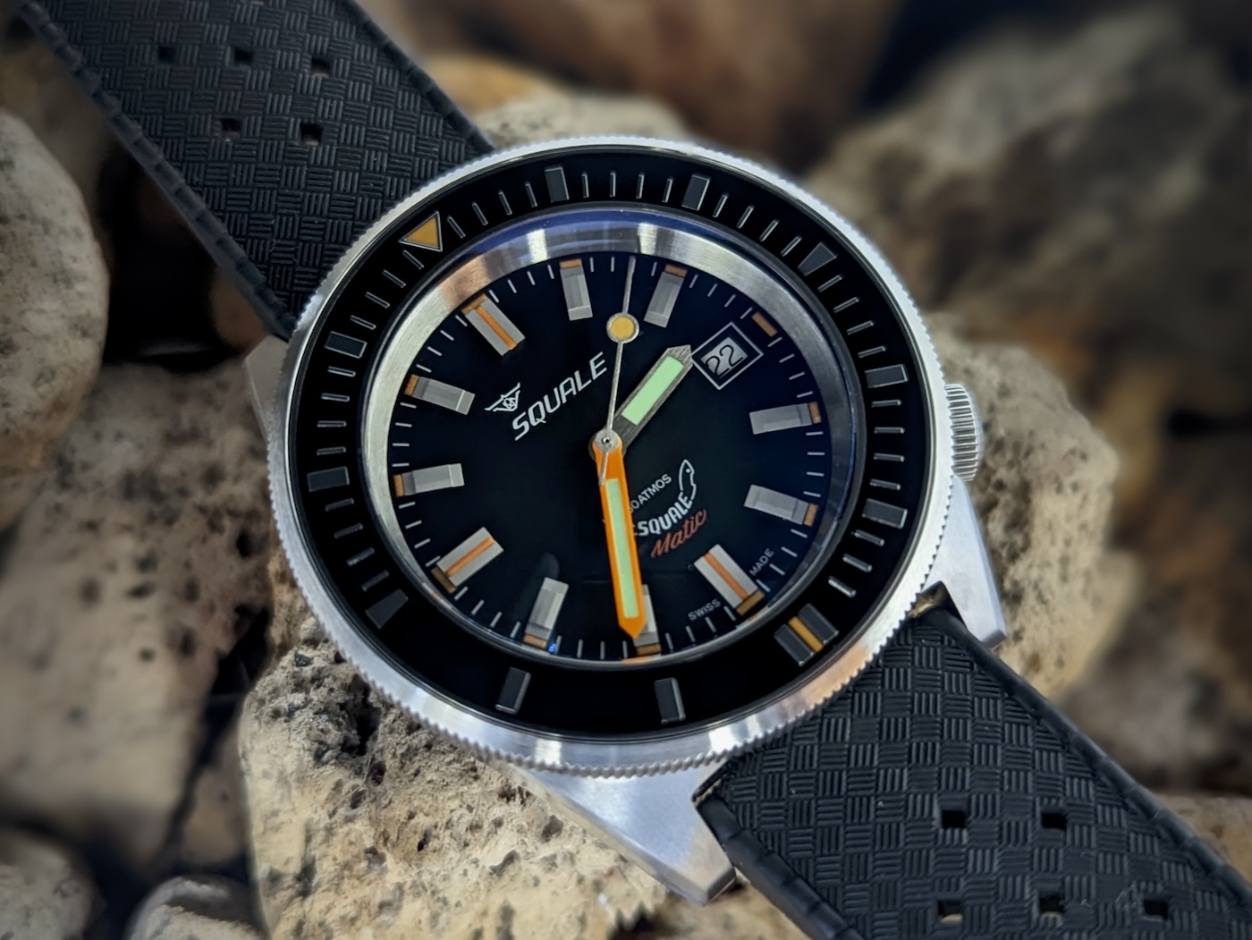 Squale Matic潜水迷人复古手表