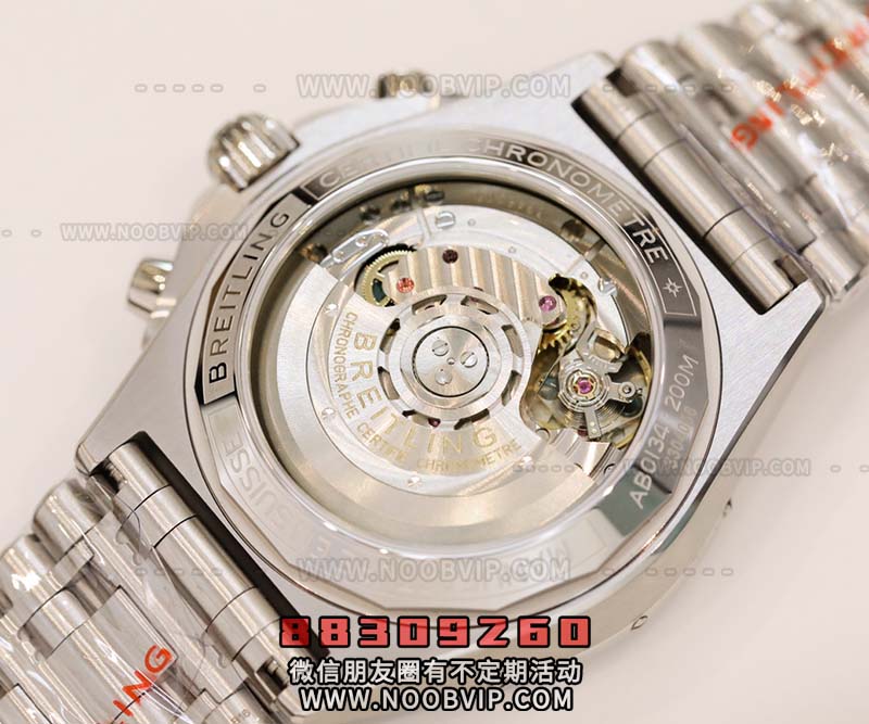 GF厂百年灵机械计时系列熊猫盘款复刻腕表细节评测-GF手表如何