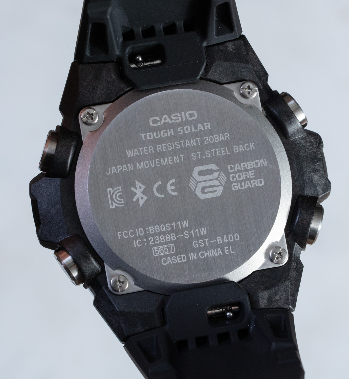 卡西欧G-Steel系列GSTB400-1A手表