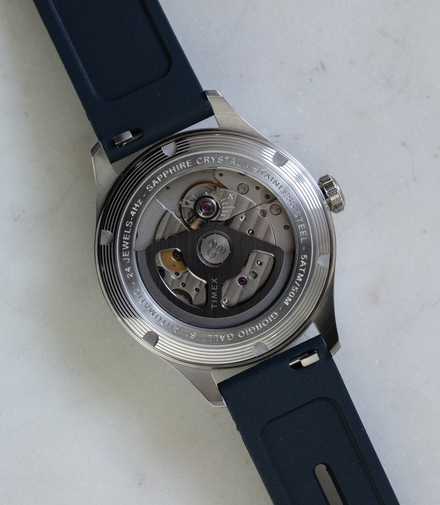 TimexGiorgio 命名的产品系列S1腕表推荐-38毫米款自动腕表