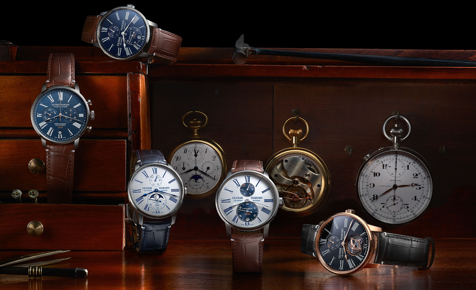 垂死的一类的手表品牌Ulysse Nardin-175周年腕表系列