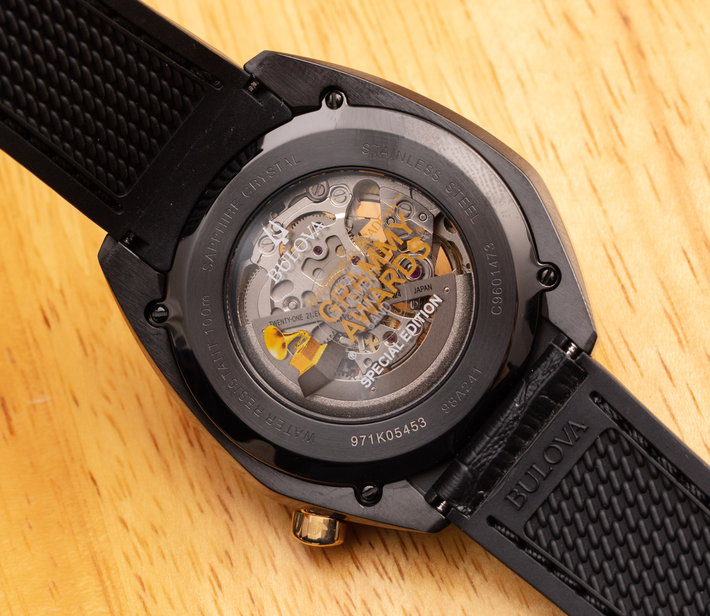 宝路华格莱美手表型号为 98A241 Bulova Grammy