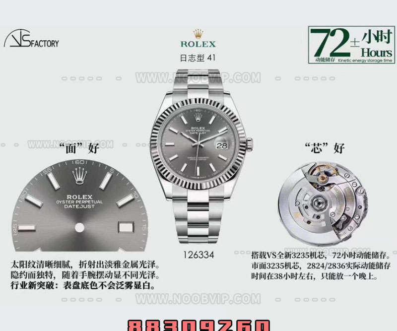 ​​VS厂劳力士41日志系列复刻表怎么样-NOOBVIP