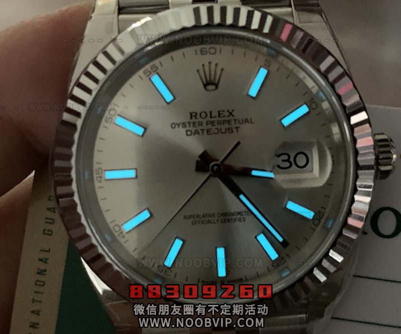VS厂劳力士41日志银色盘面款复刻腕表细节评测