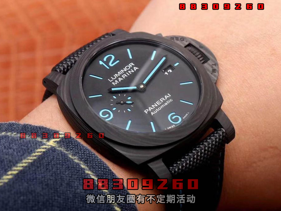 VS厂沛纳海PAM1661碳纤维材质复刻腕表细节做工品鉴-VS手表如何