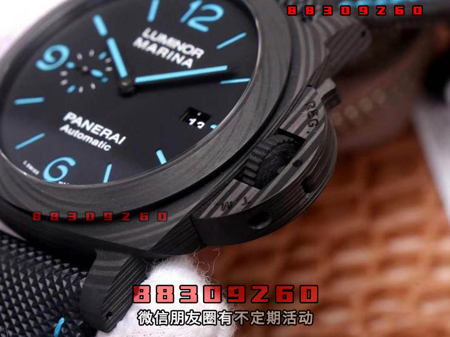 VS厂沛纳海PAM1661碳纤维材质复刻腕表细节做工品鉴-VS手表如何