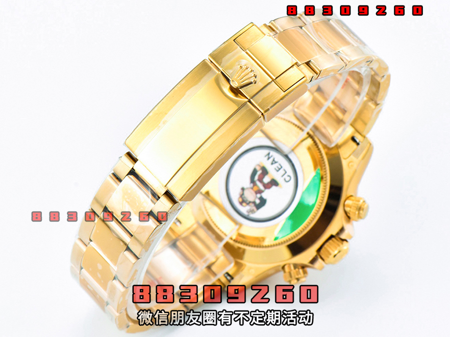 Clean厂C厂劳力士绿金迪通拿复刻腕表细节评测-C厂迪m116508-0013