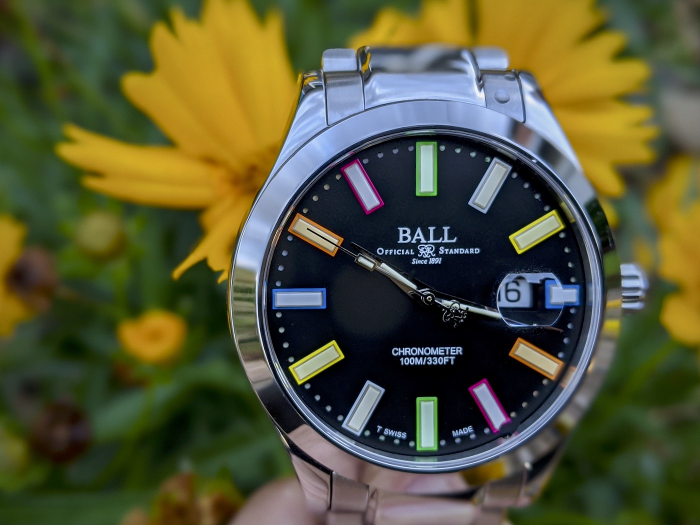 波尔BALL Watch NM2028C-S29C-BK彩色氚管夜光盘面设计