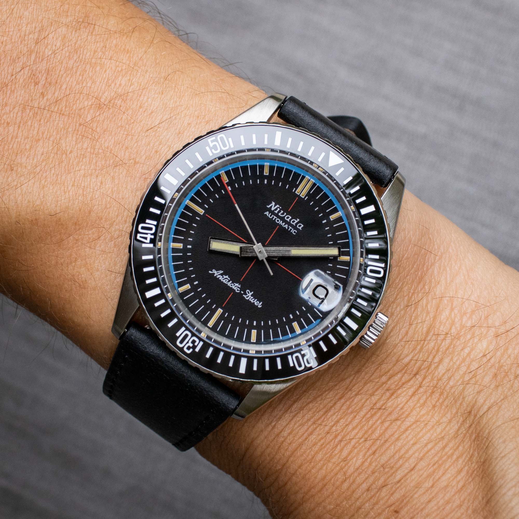 复古风格潜水表推荐-Nivada Grenchen Antarctic-Diver 腕表评测