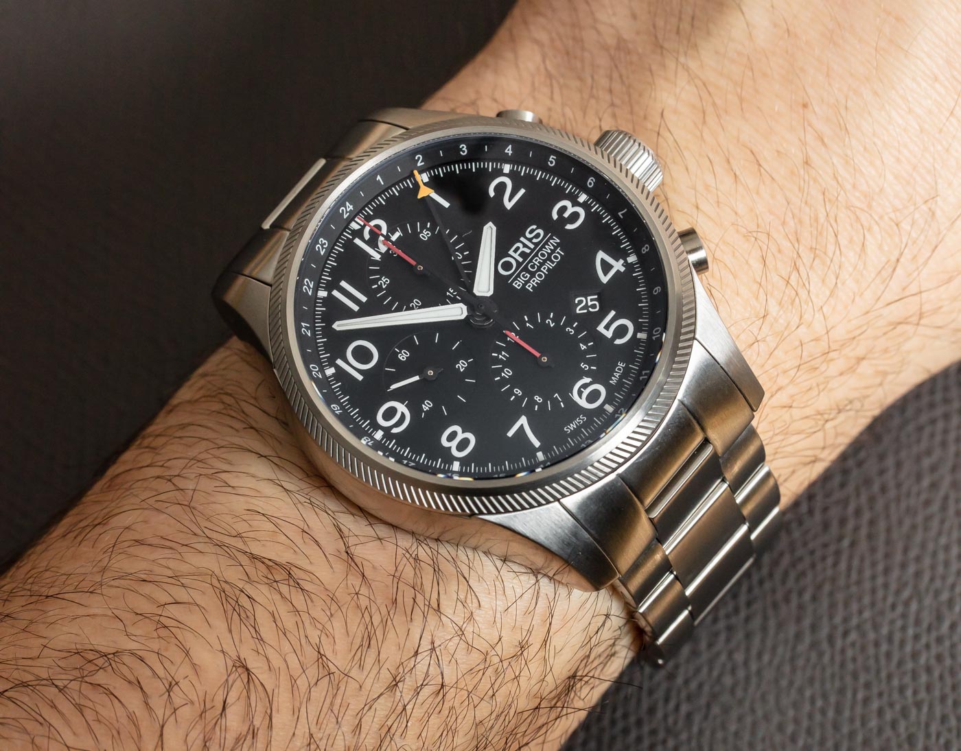 重温豪利时Big Crown ProPilot 计时码表 GMT 手表