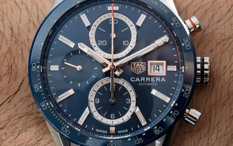 泰格豪雅卡莱拉系列蓝色计时手表如何