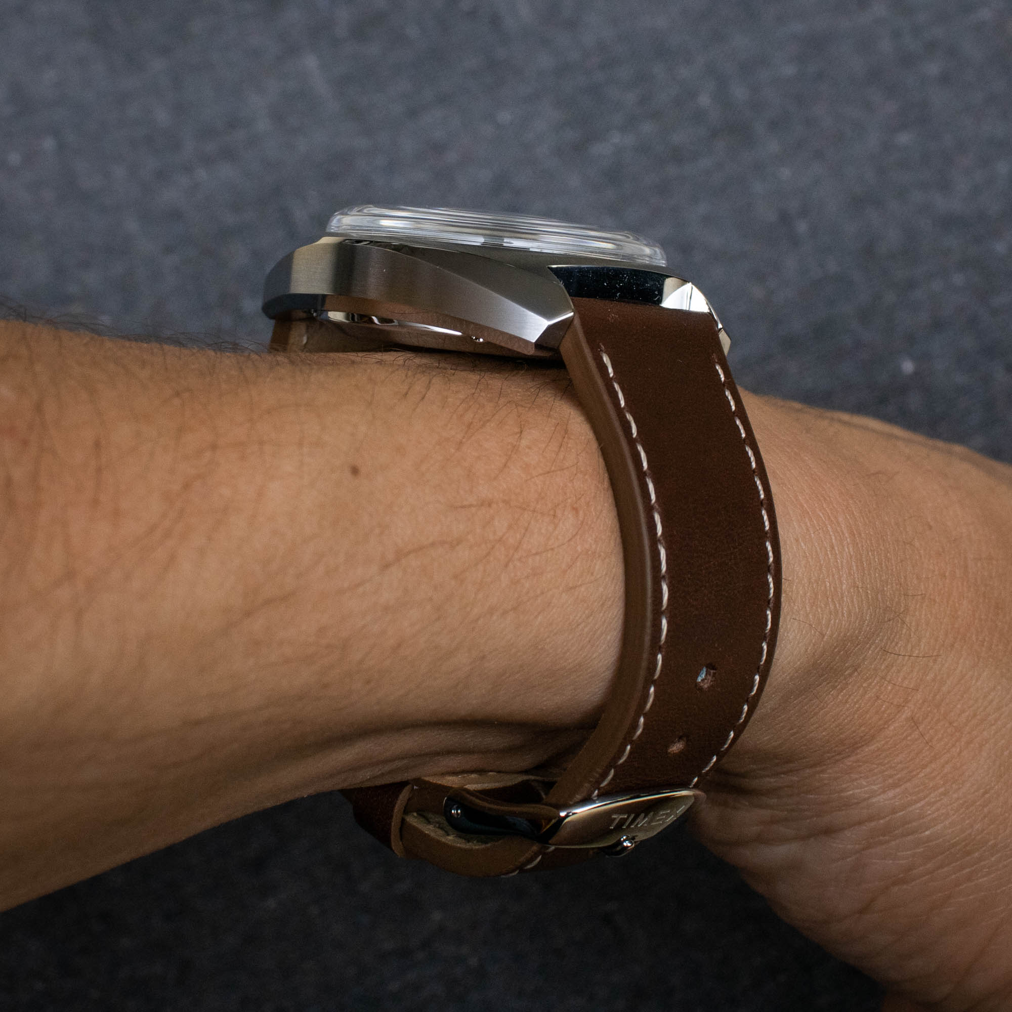天美时MARLIN系列男士自动小表盘手表-复古风格腕表推荐