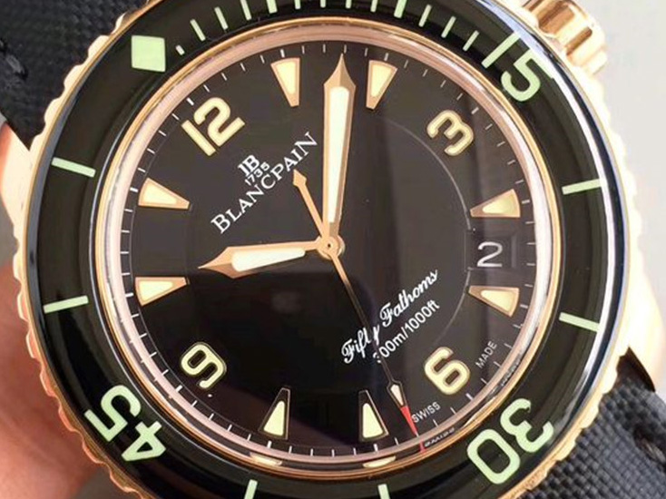 ZF厂宝珀五十噚5015玫瑰金款复刻腕表细节做工如何-ZF手表