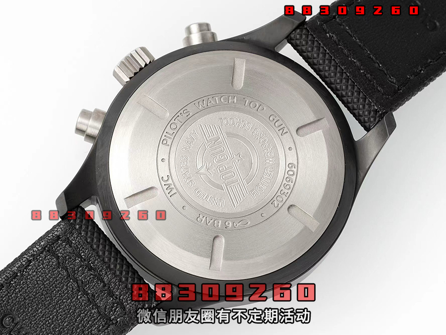 APS厂万国海军空战部队系列陶瓷款黑盘款复刻腕表会一眼假吗-APS手表