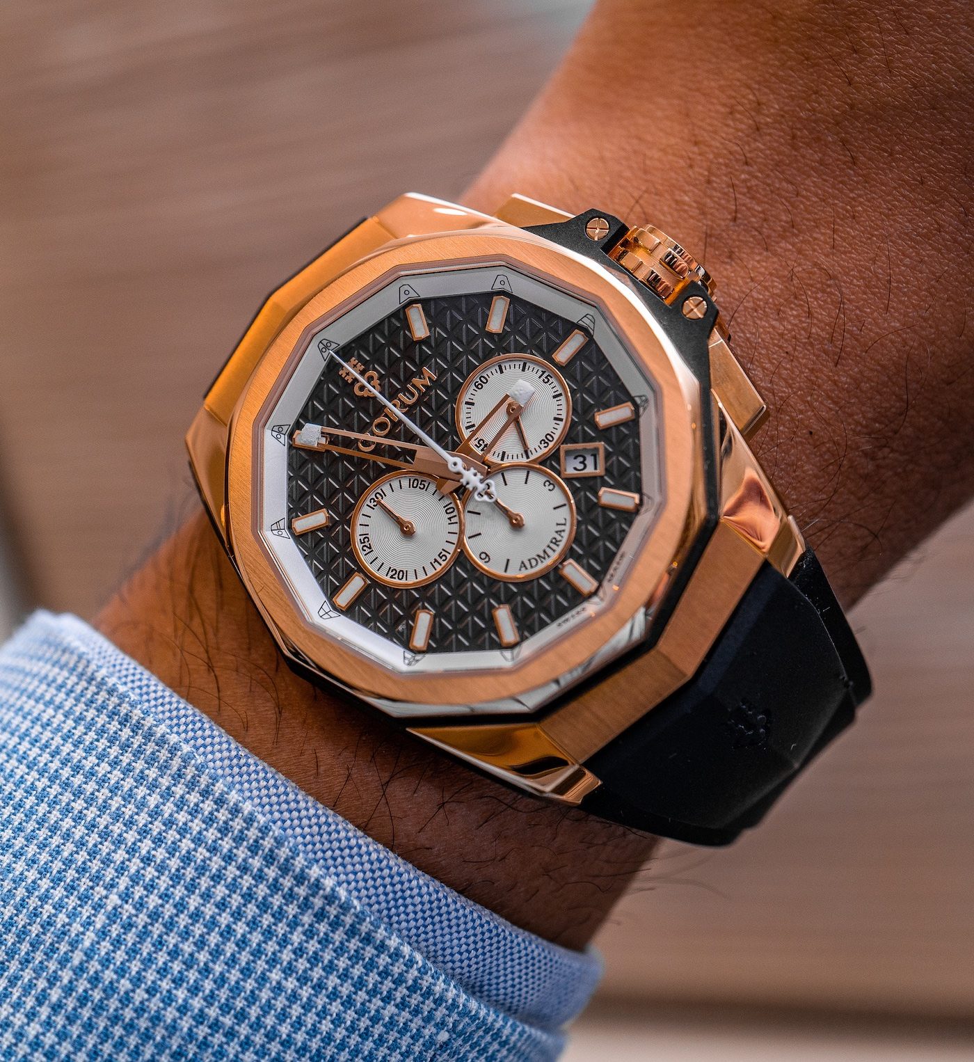corum admiral ac one 45 chronograph