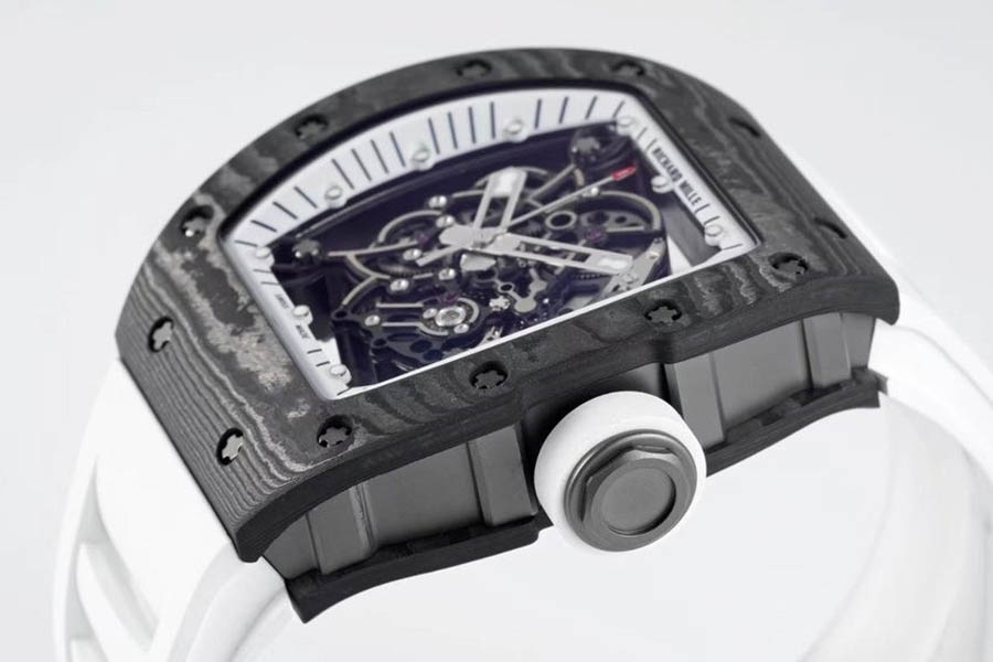ZF厂理查德米勒RM055碳纤维材质复刻表细节如何-ZF手表