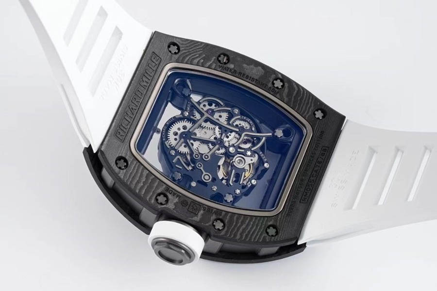 ZF厂理查德米勒RM055碳纤维材质复刻表细节如何-ZF手表