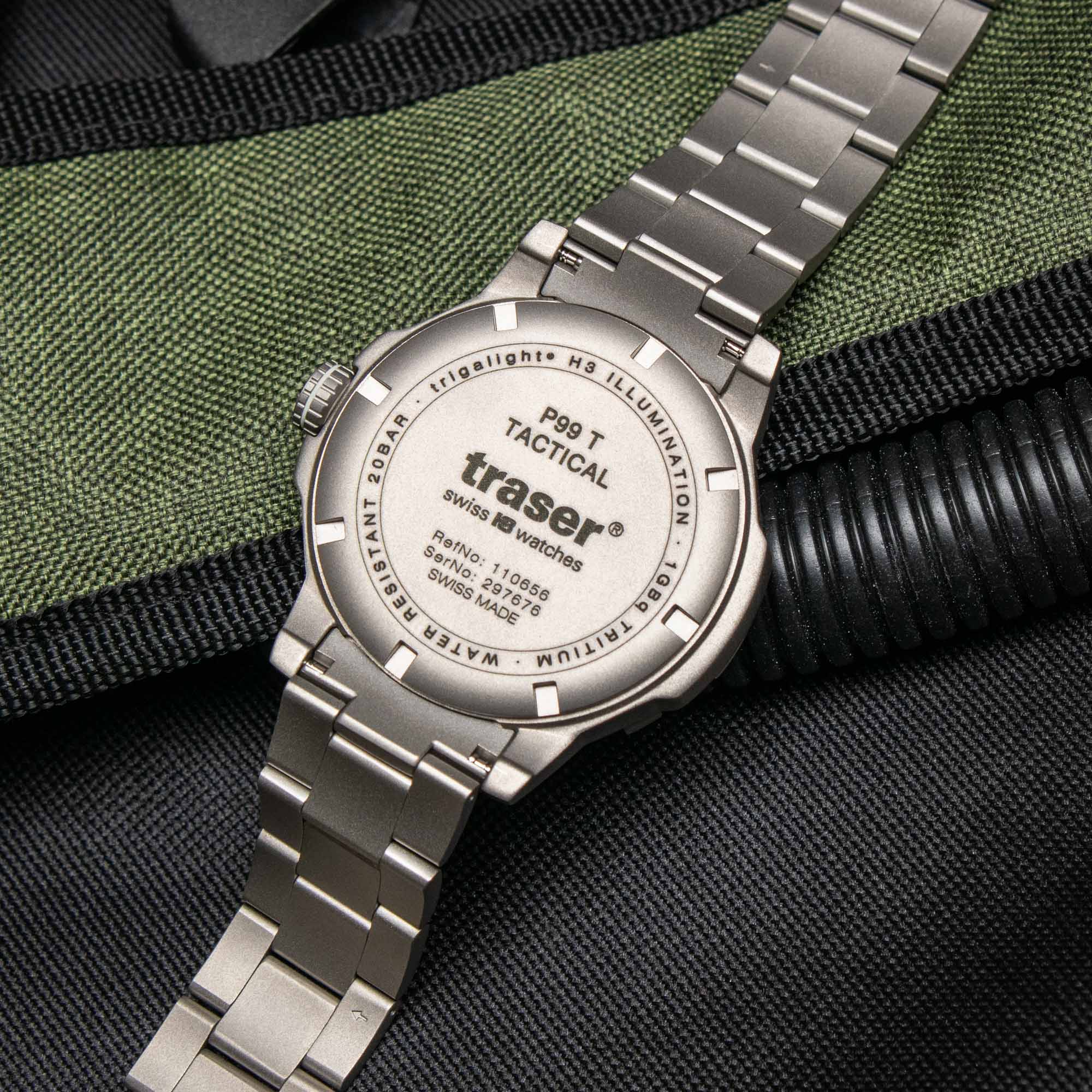 上手体验：Traser P99 T战术钛金属手表