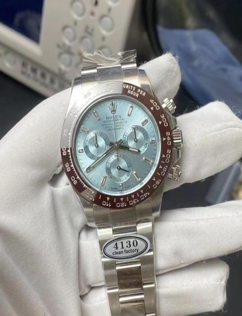 C厂劳力士冰蓝迪4130对比BT厂冰蓝迪通拿细节如何-clean厂迪通拿如何