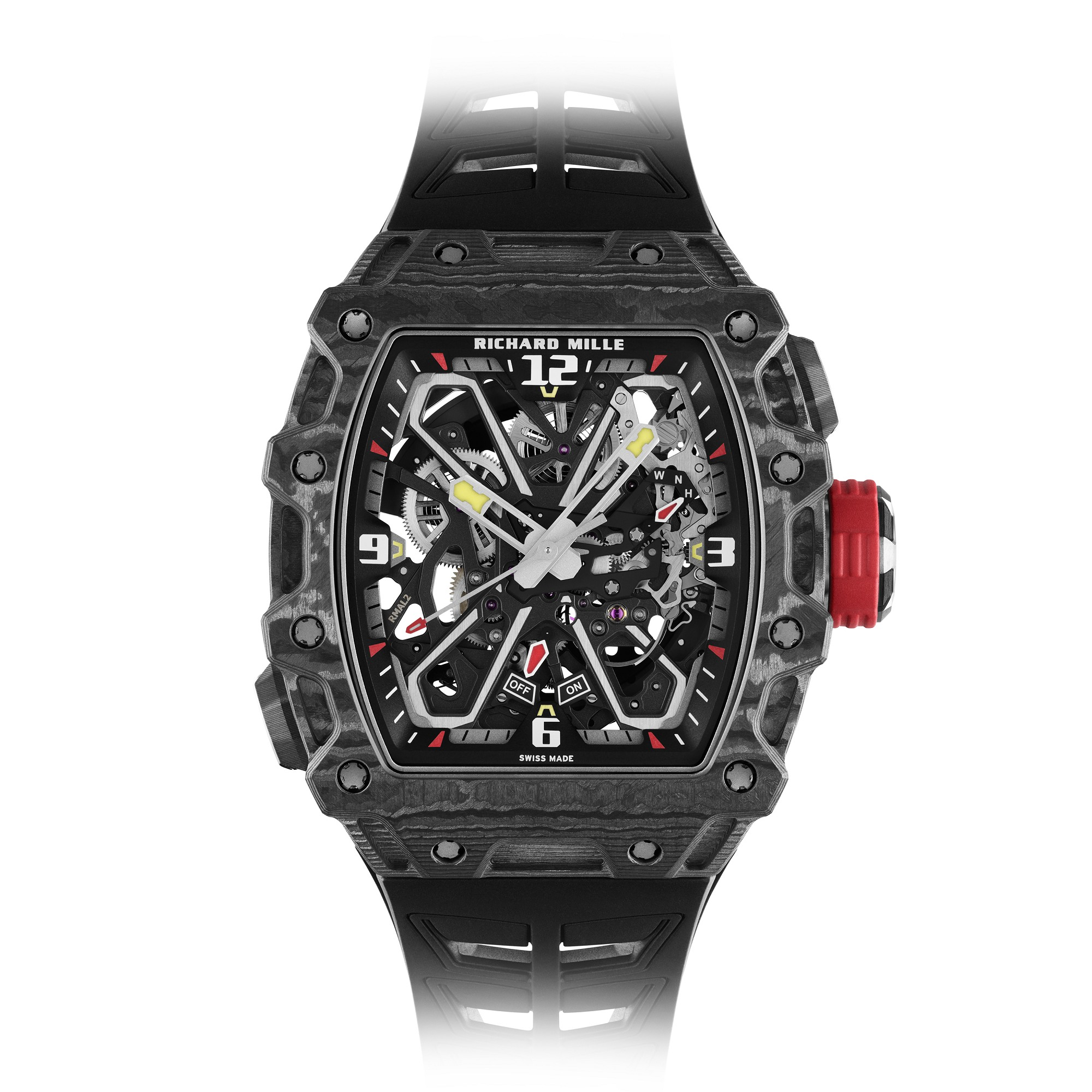 『新表』RICHARD MILLE 理查米尔推出黑色碳纤维表壳版 RM 35-03 Automatic Rafael Nadal Carbon TPT