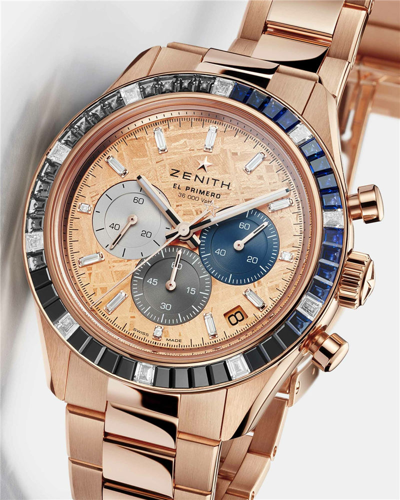 新款:绿色或宝石色Zenith Chronomaster运动腕表