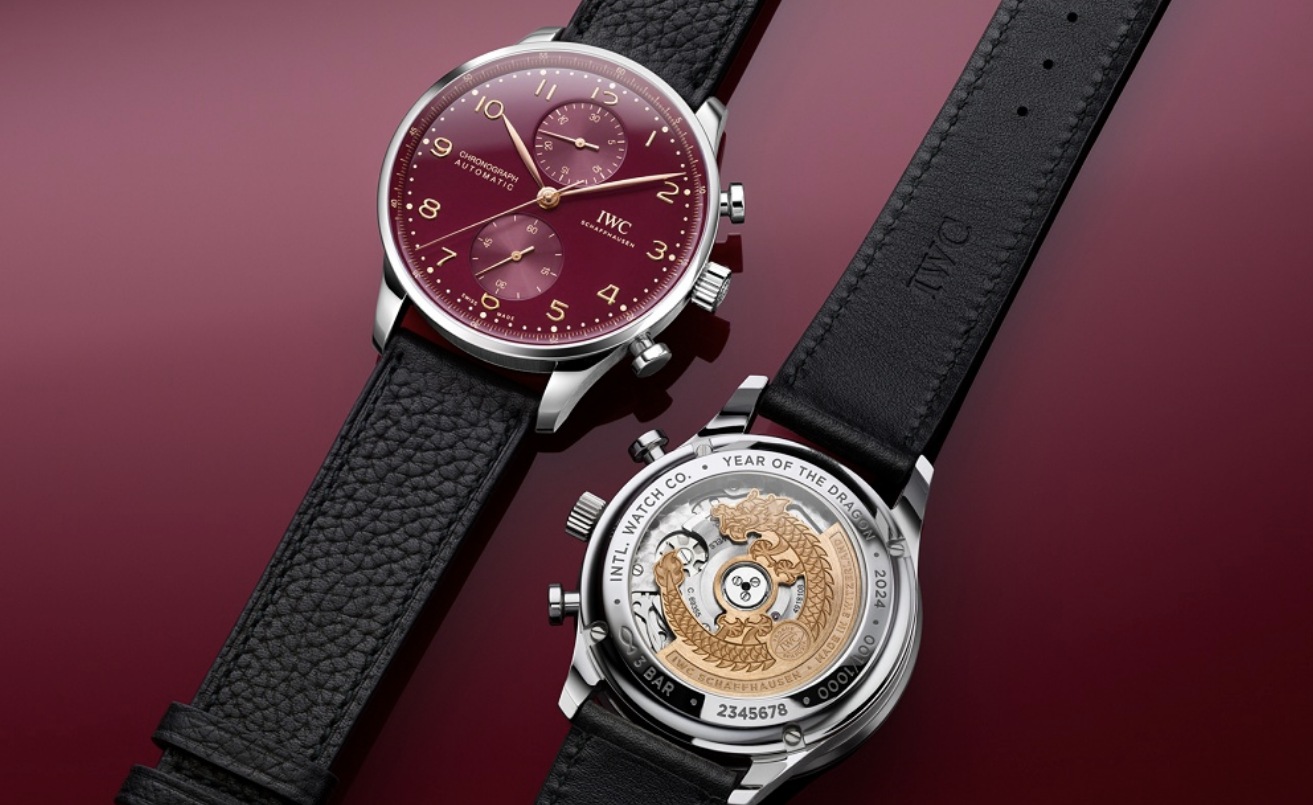 『新表』IWC 推出 Portugieser Chronograph Year of the Dragon 龙年限量版计时码表：龙腾摆陀