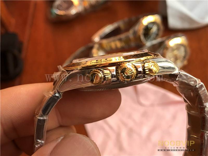 Clean厂劳力士迪通拿全金M116508细节评测-c厂迪通拿全金4130机芯市场最强