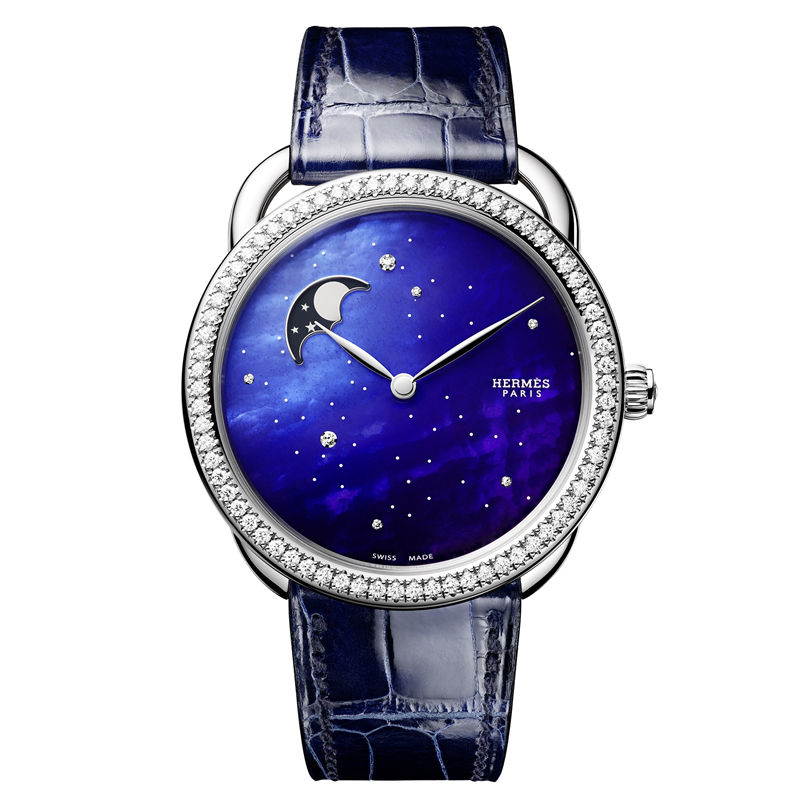 『新表』Hermès 推出 Arceau Petite Lune ciel étoilé 月相腕表：浪漫星空