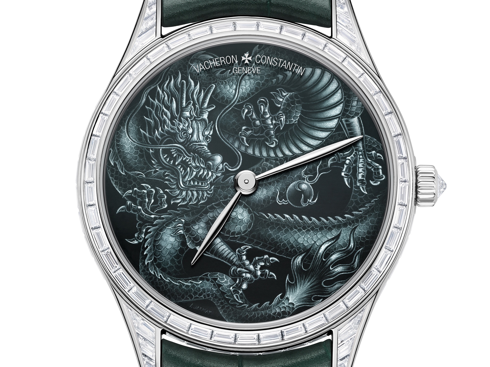 『新表』Vacheron Constantin 推出 Les Cabinotiers Grisaille High Jewelry Dragon 灰阶珐琅高级珠宝腕表