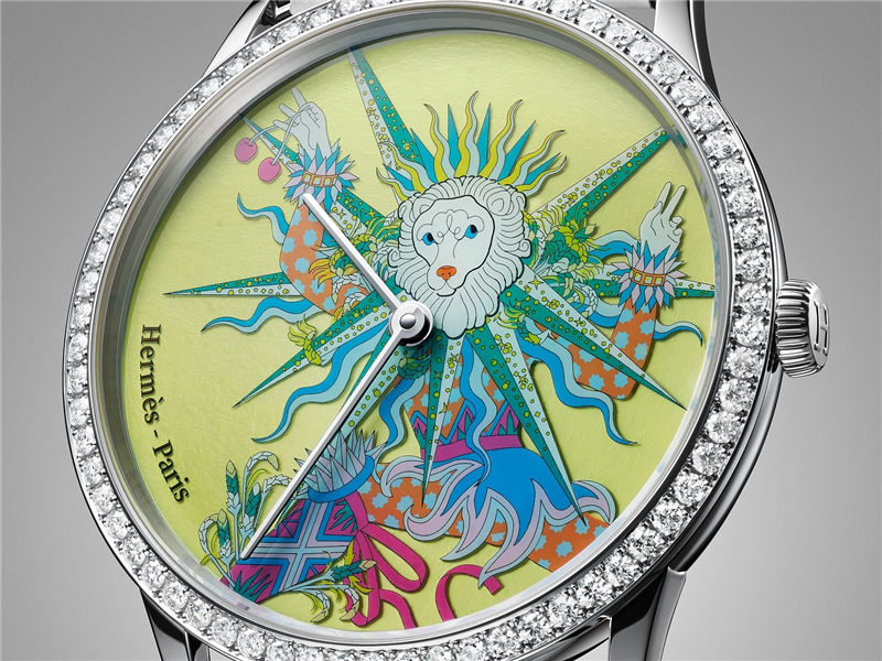 『新表』Hermès 推出 Slim d'Hermès Le Sacre des Saisons 工艺表盘腕表：四季之王的加冕礼