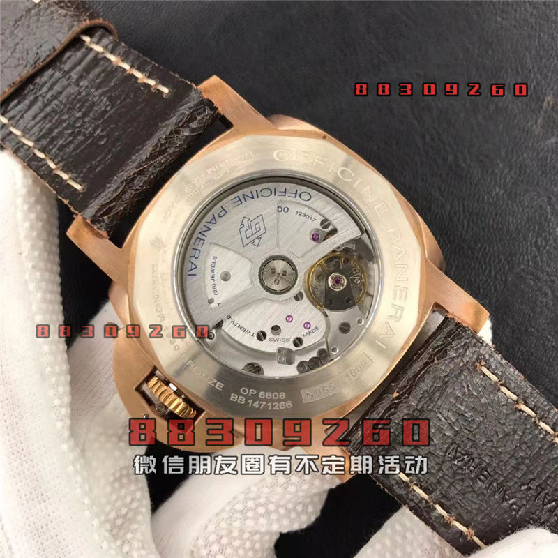 VS厂沛纳海382搭载P.9010一体机细节做工评测