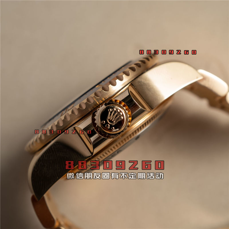 劳力士采用贵金属打造最新款 Deepsea Dweller 黄金腕表