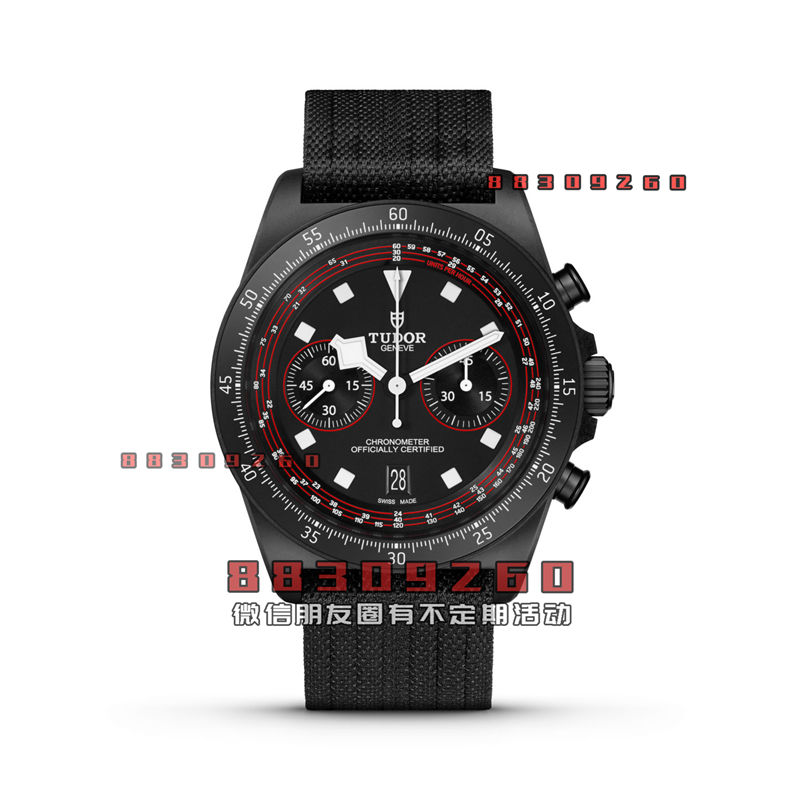 2024帝舵推出新款FXD Chrono自行车版,搭配碳复合材质表壳