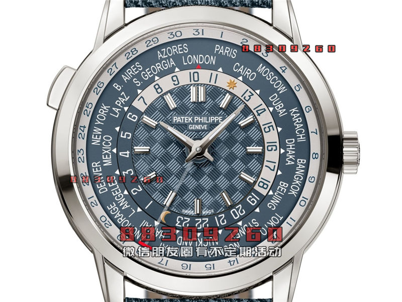 百达翡丽推出 5330G-001 World Time 世界时日历腕表