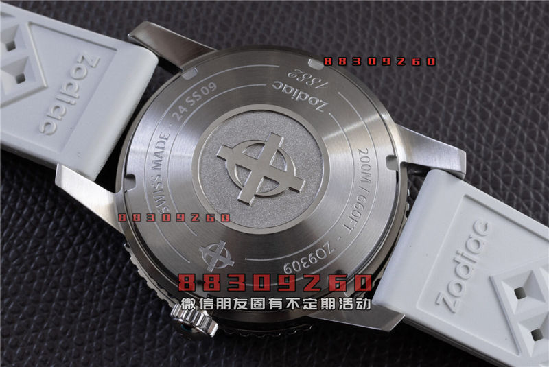 腕表品鉴Zodiac Super Sea Wolf ZO9309 白色压缩潜水表