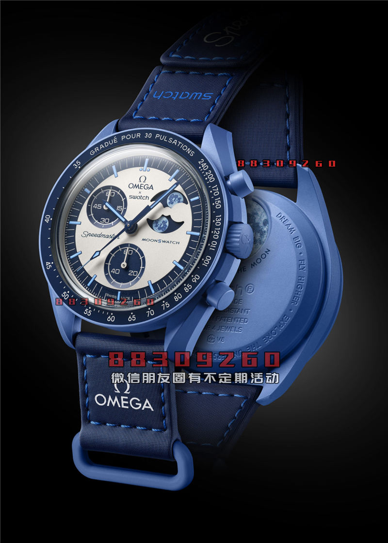 MoonSwatch月相计时秒表再推「蓝月」主题新作这次采期间限定发售、全台仅1家店独卖