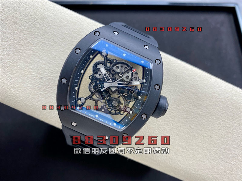 BBR理查德米勒RM055黑陶瓷V3版做工细节评测