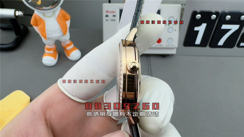 APS厂积家约会3442440玫瑰金钻圈做工细节评测