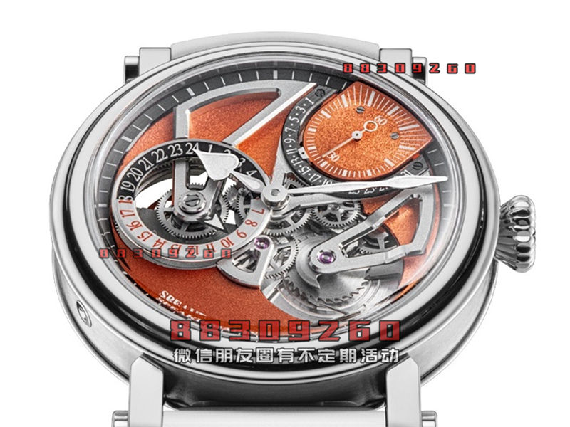 Speake-Marin 推出 Openworked Dual Time Terracotta 陶土橙色主题双时区腕表