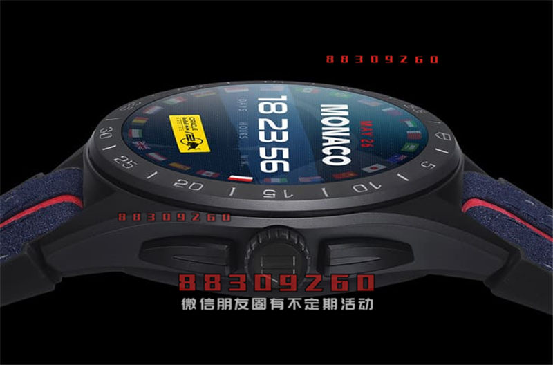 泰格豪雅联手F1甲骨文红牛车队打造Connected智能表特别版