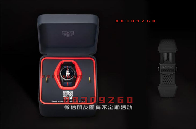 泰格豪雅联手F1甲骨文红牛车队打造Connected智能表特别版